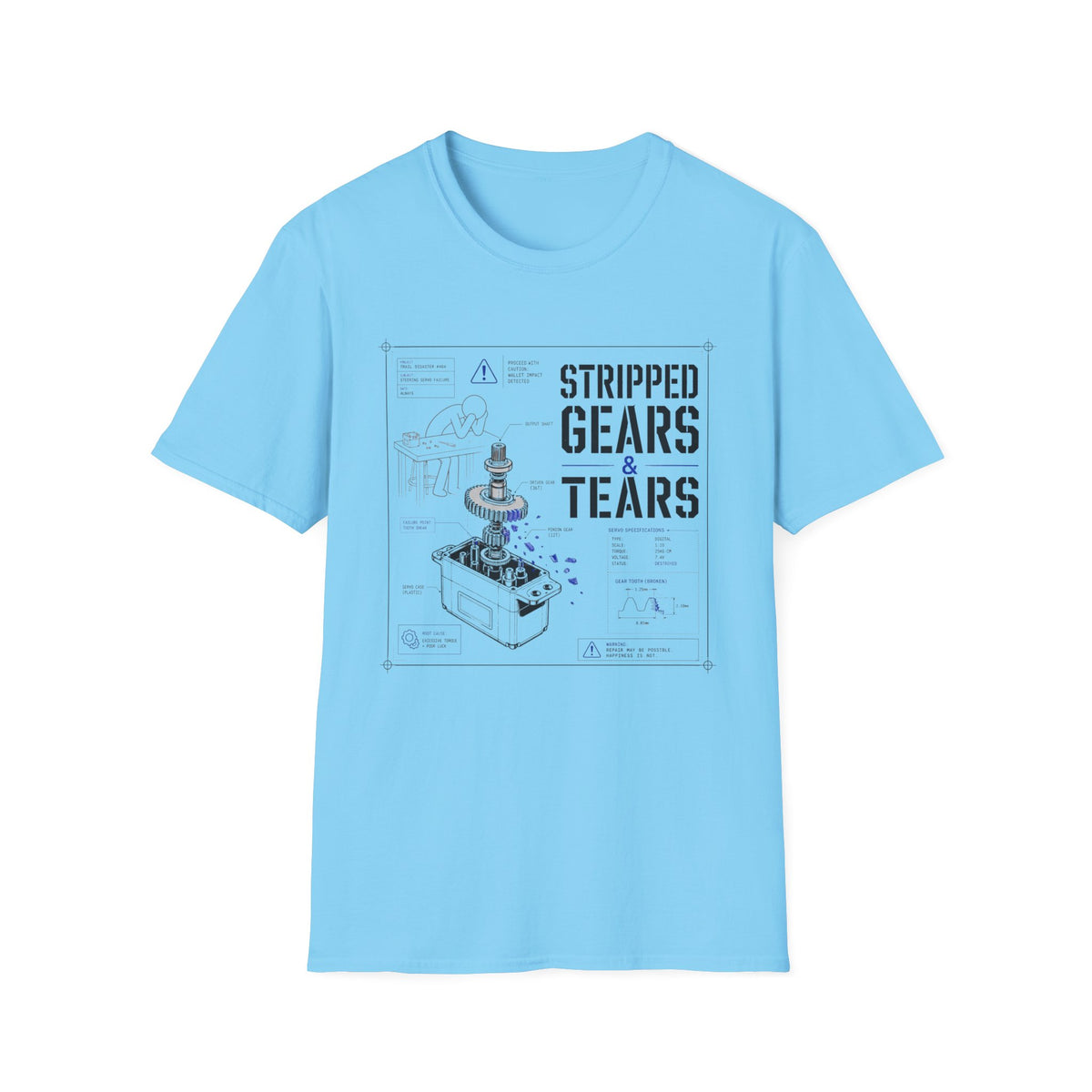 Stripped Gears And Tears T-Shirt