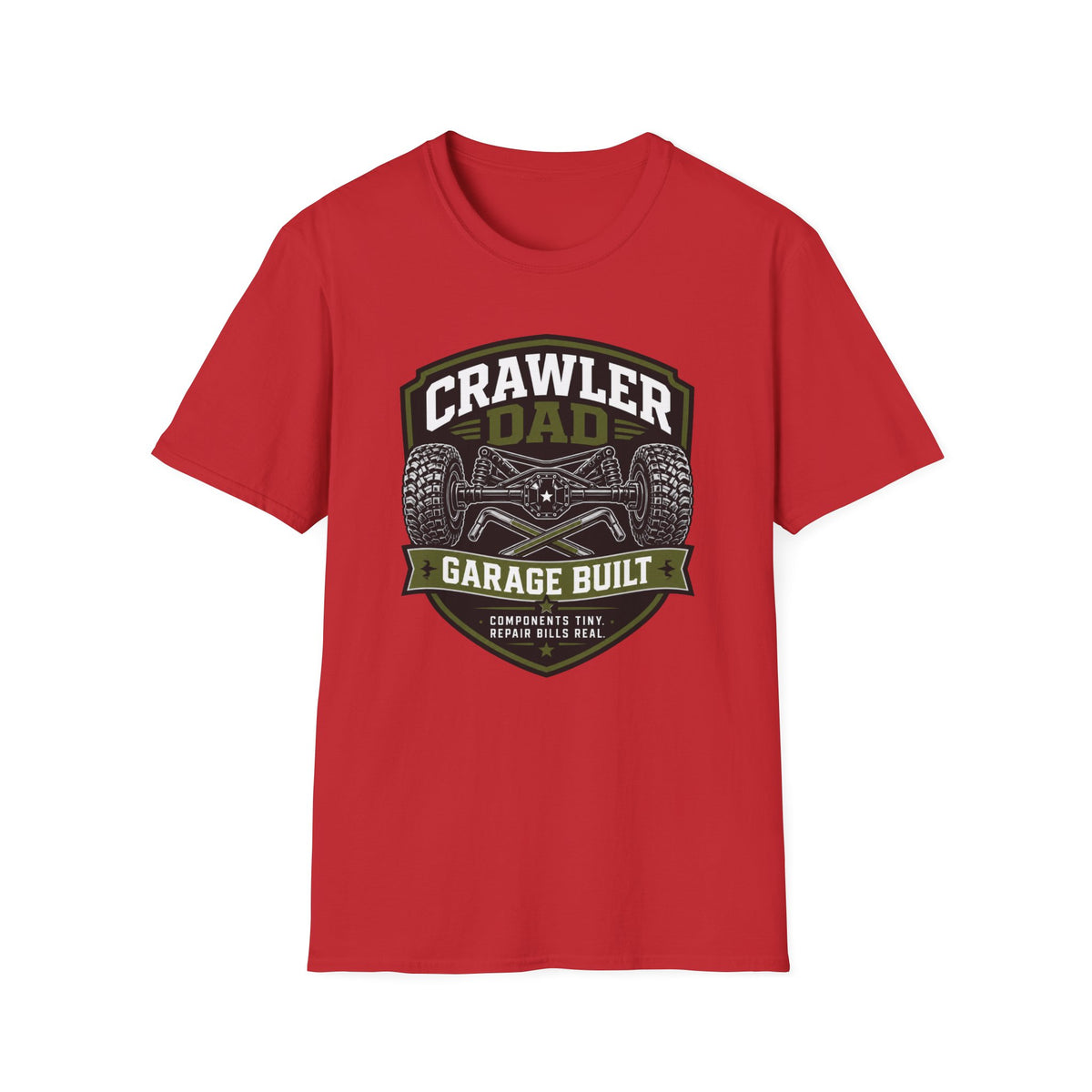 Crawler Dad Garage Built T-Shirt