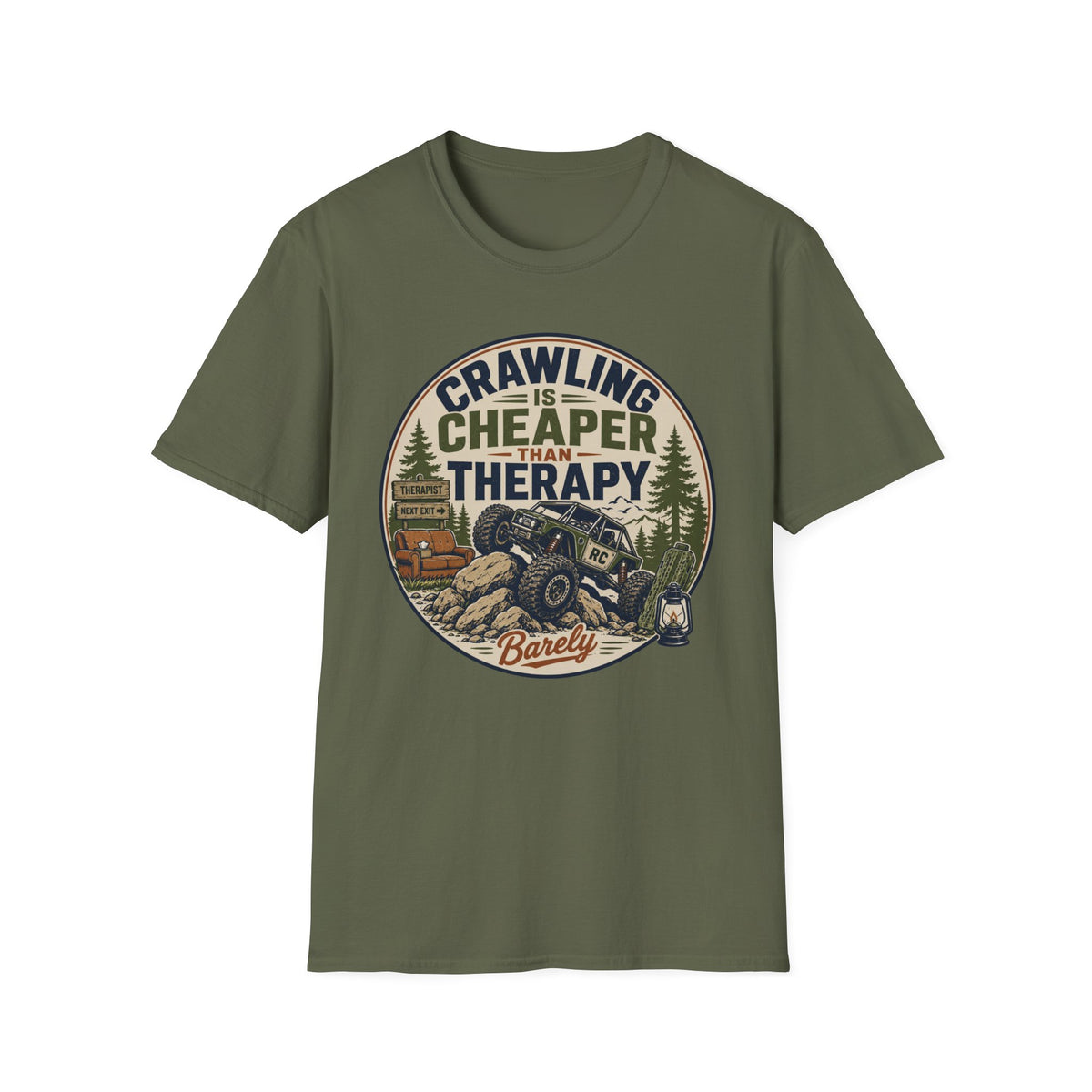 Crawling Is Cheaper Than Therapy T-Shirt