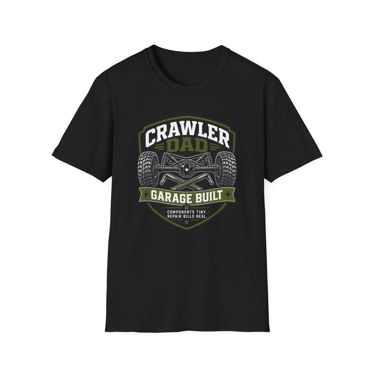 Crawler Dad Garage Built T-Shirt
