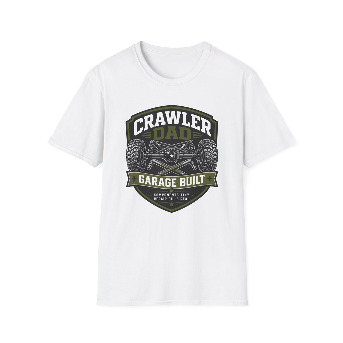 Crawler Dad Garage Built T-Shirt