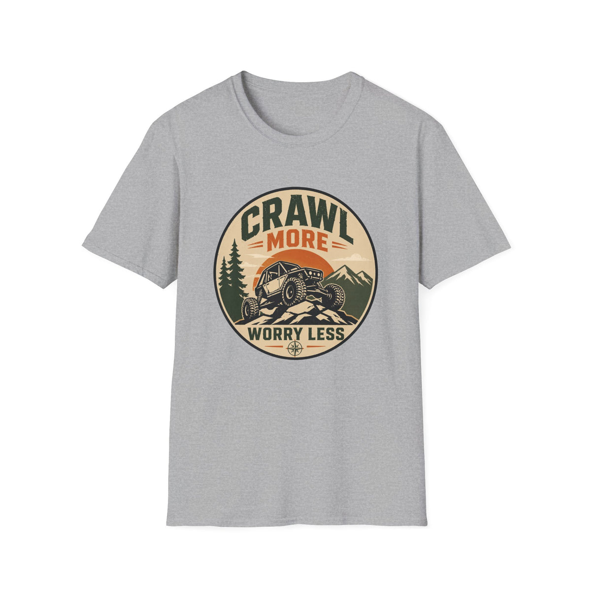Crawl More Worry Less T-Shirt