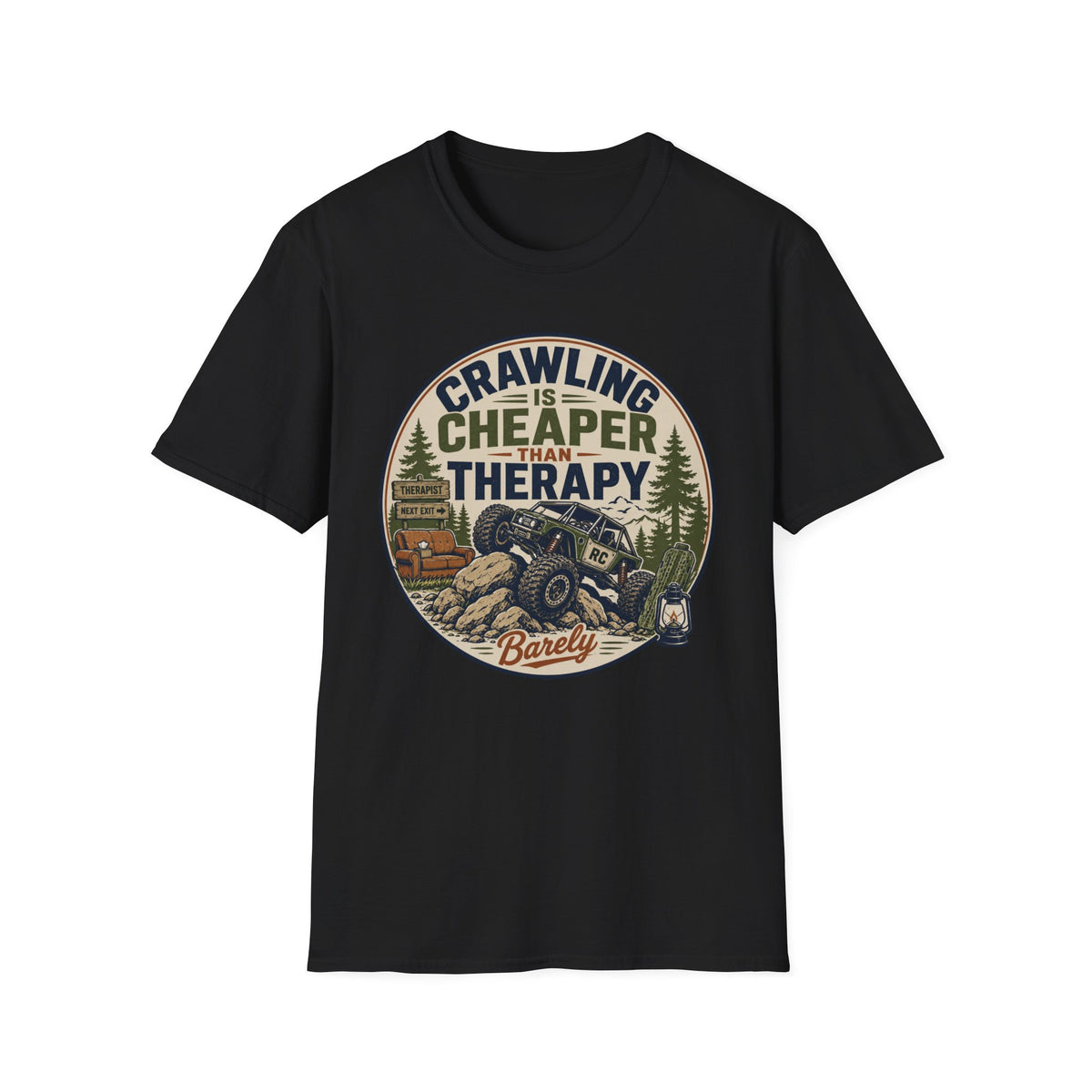 Crawling Is Cheaper Than Therapy T-Shirt