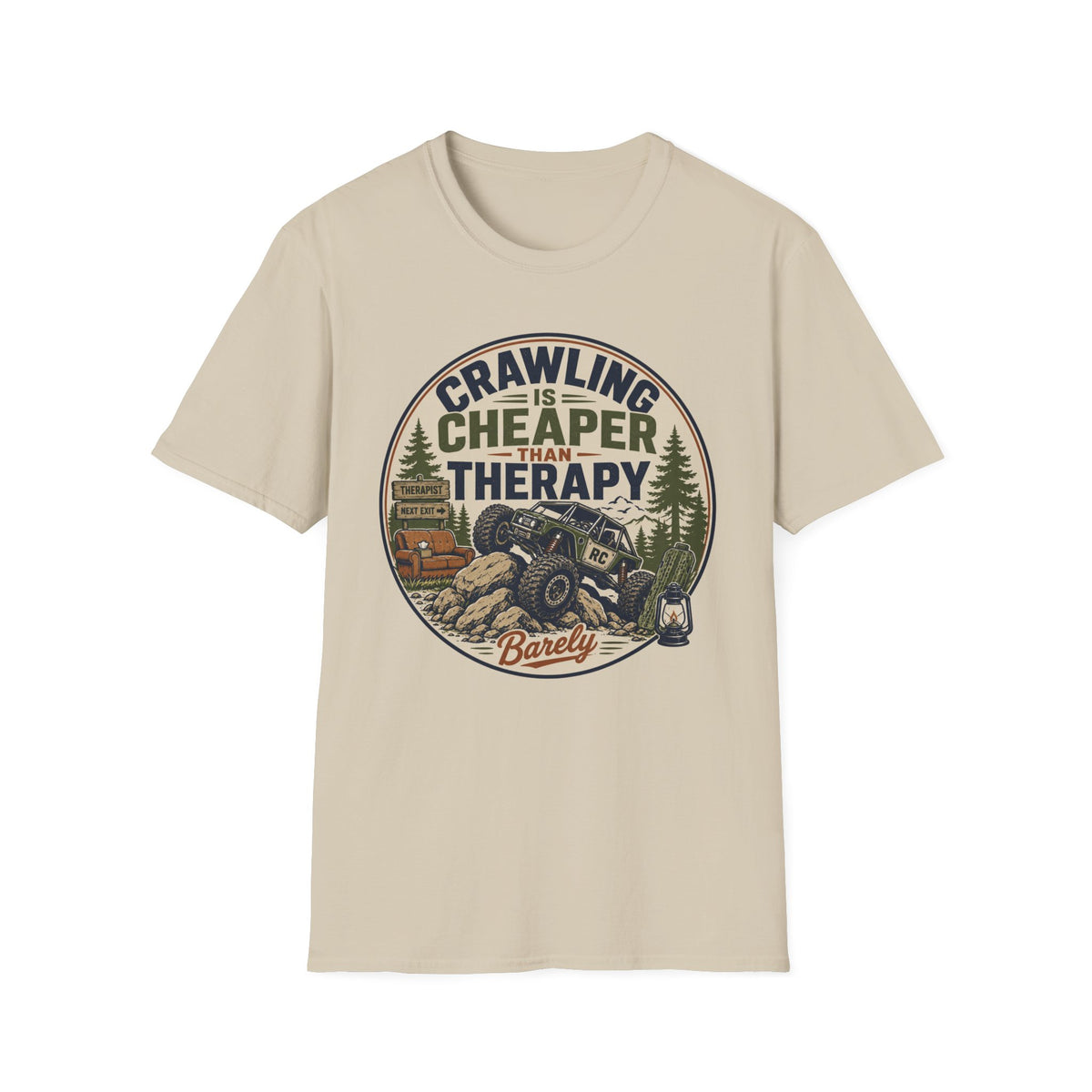 Crawling Is Cheaper Than Therapy T-Shirt