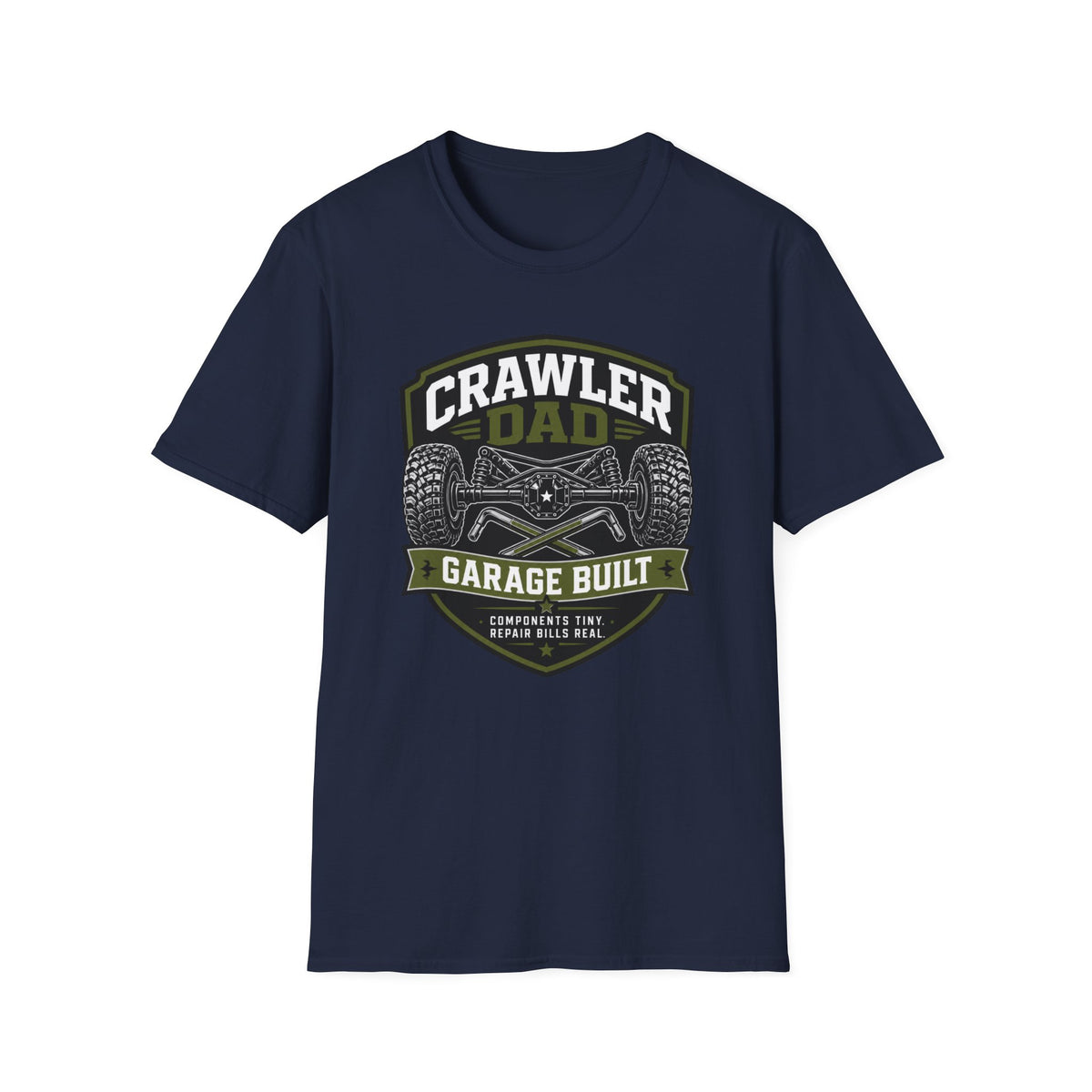 Crawler Dad Garage Built T-Shirt