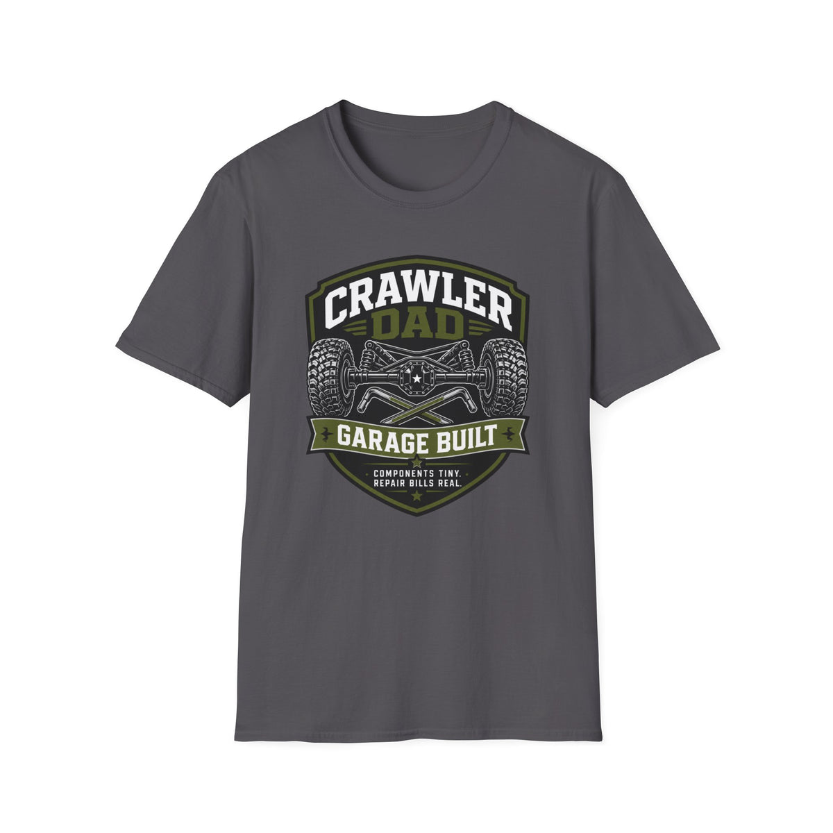 Crawler Dad Garage Built T-Shirt
