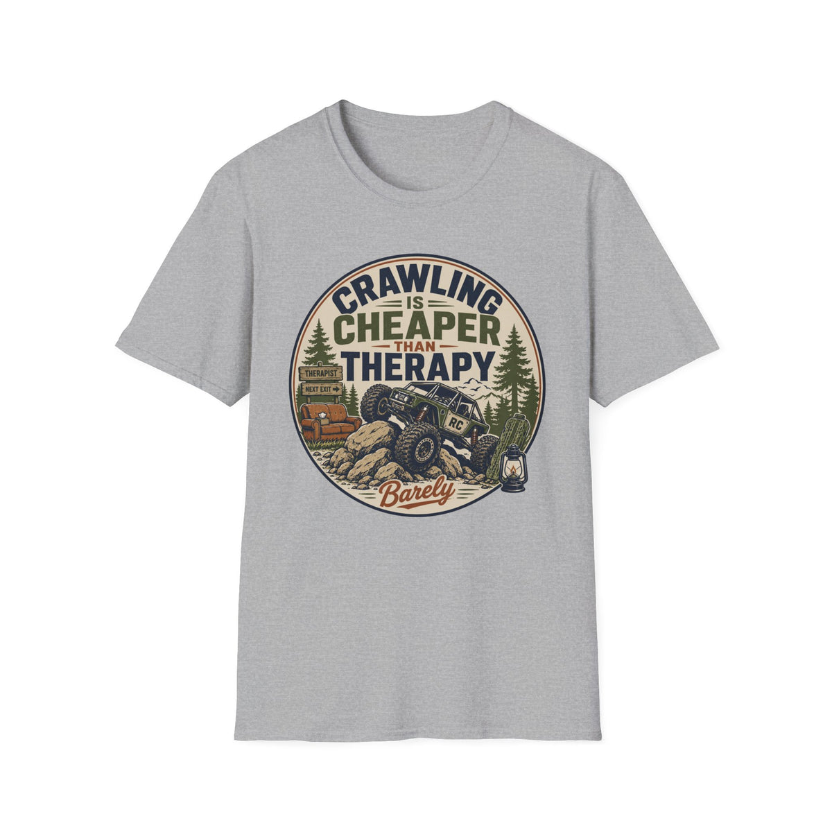 Crawling Is Cheaper Than Therapy T-Shirt