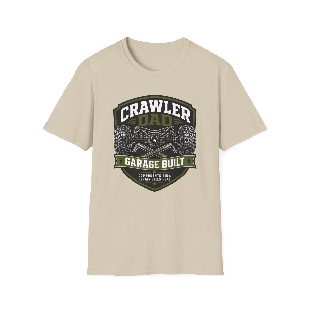 Crawler Dad Garage Built T-Shirt