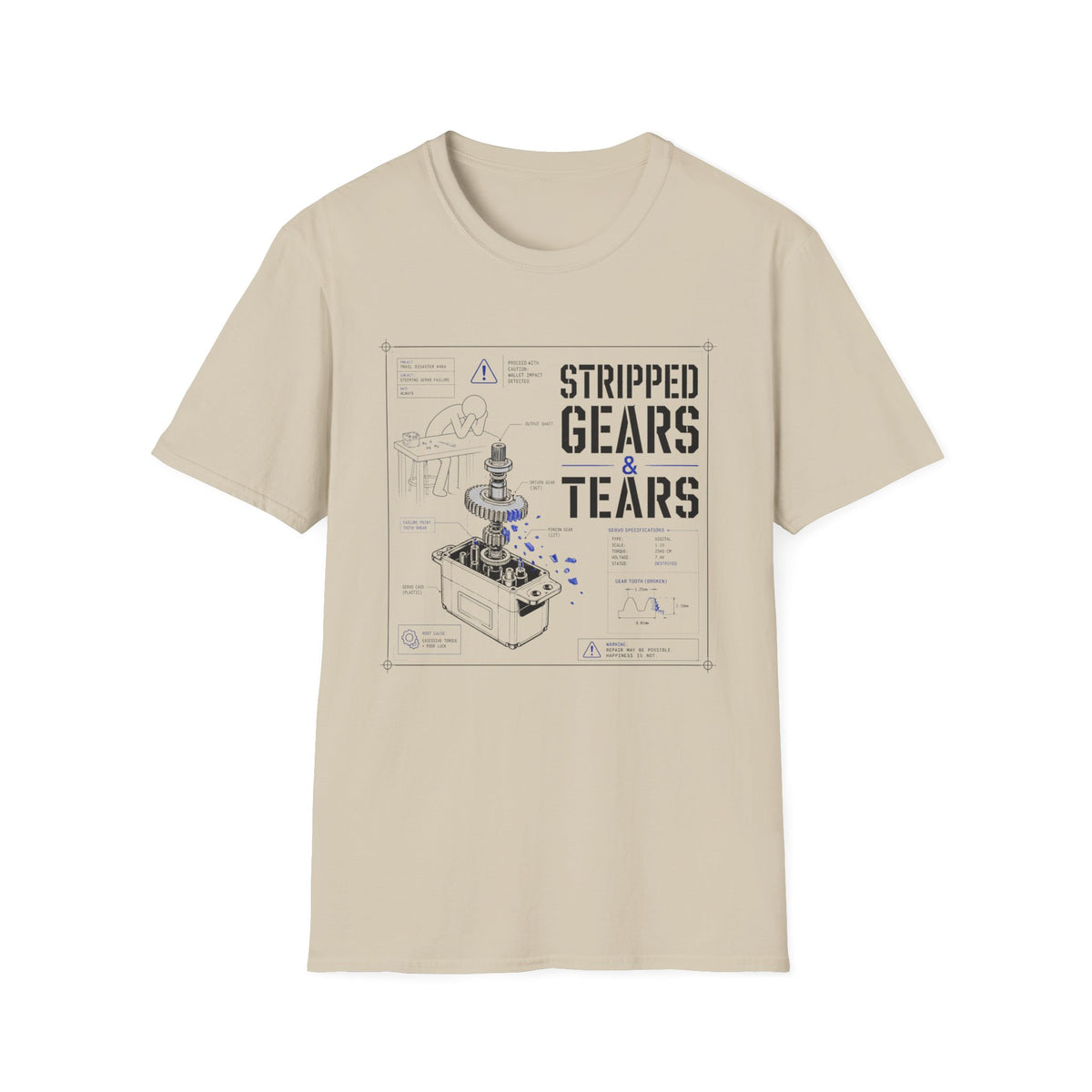 Stripped Gears And Tears T-Shirt