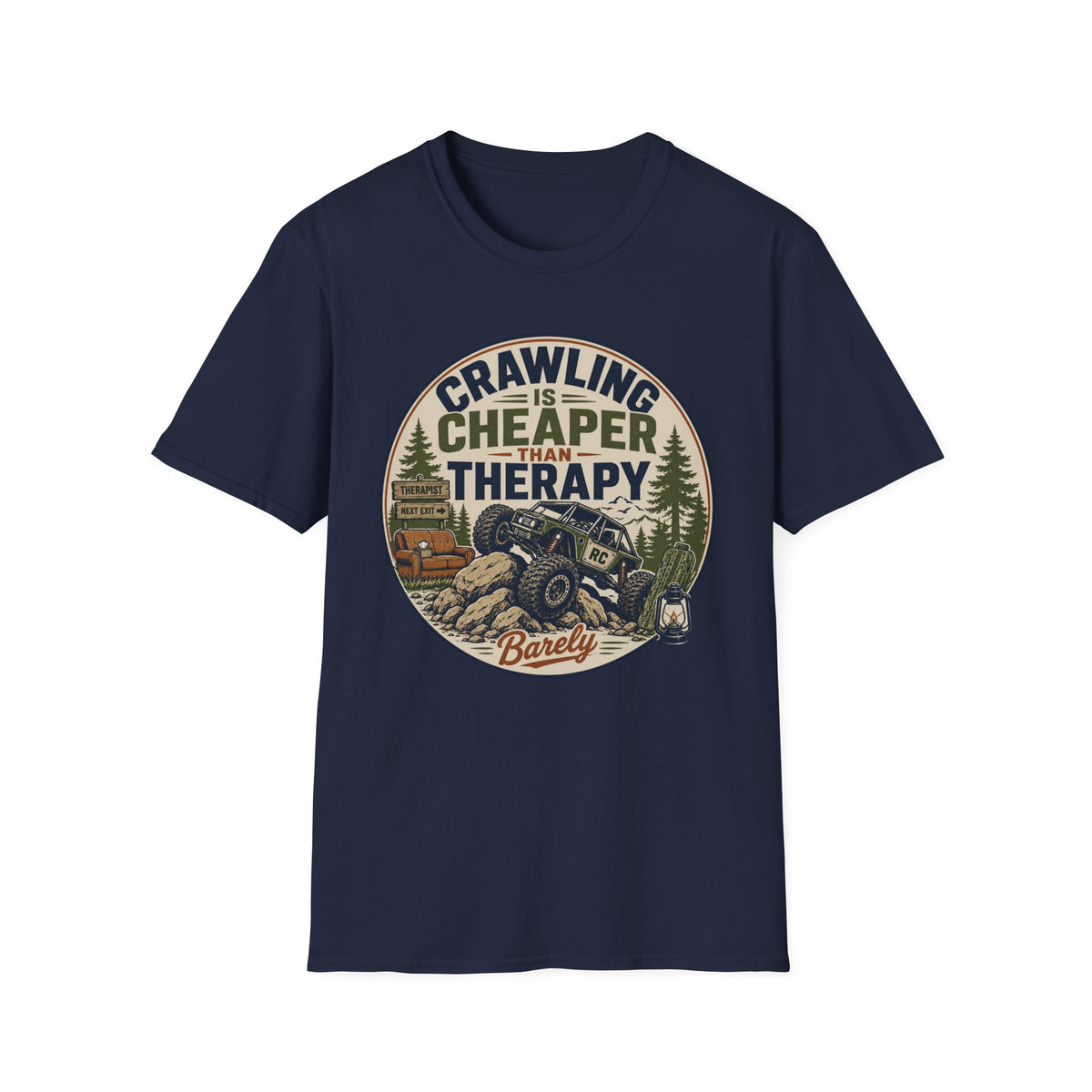 Crawling Is Cheaper Than Therapy T-Shirt